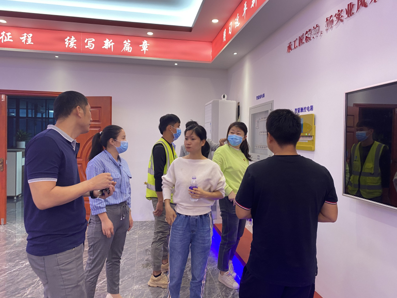 中建一局采购认真人一行莅临尊龙凯时集团实地考察_尊龙凯时-新闻中心